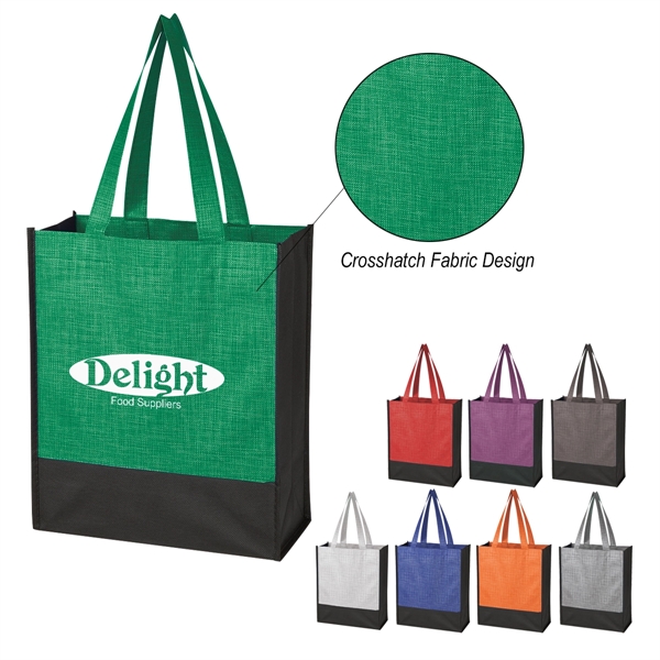 Crosshatch Mini Non-Woven Tote Bag - Crosshatch Mini Non-Woven Tote Bag - Image 0 of 25