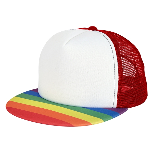 Rainbow Trucker Cap - Rainbow Trucker Cap - Image 3 of 11