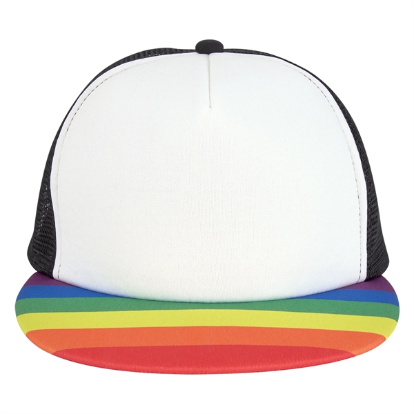 Rainbow Trucker Cap - Rainbow Trucker Cap - Image 10 of 11