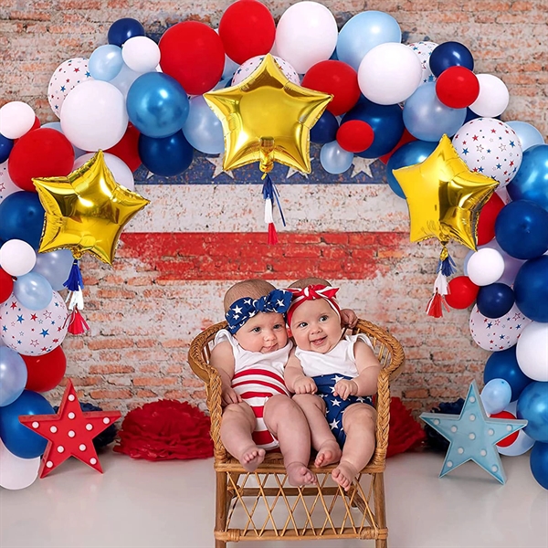 129Pcs 4th of July Balloon Decorations - 129Pcs 4th of July Balloon Decorations - Image 5 of 5