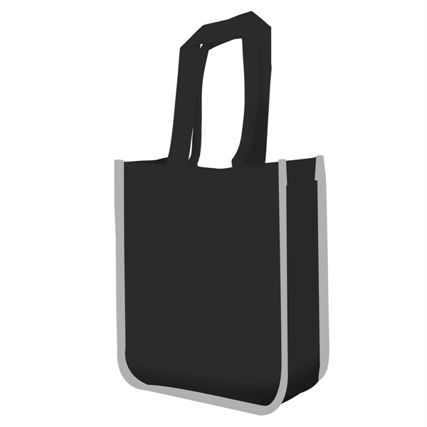 Reflective Shopper Reflective Non-Woven Lunch Tote Bag - Reflective Shopper Reflective Non-Woven Lunch Tote Bag - Image 3 of 10
