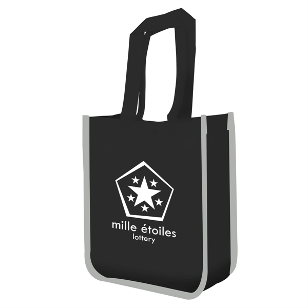 Reflective Shopper Reflective Non-Woven Lunch Tote Bag - Reflective Shopper Reflective Non-Woven Lunch Tote Bag - Image 1 of 10