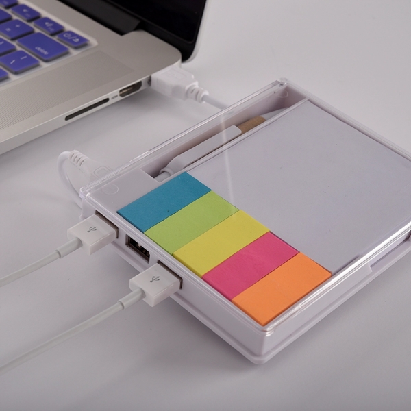 3-Port USB Hub Desk Caddy - 3-Port USB Hub Desk Caddy - Image 5 of 10