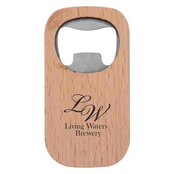 Bamboo Bottle Opener - Bamboo Bottle Opener - Image 1 of 4