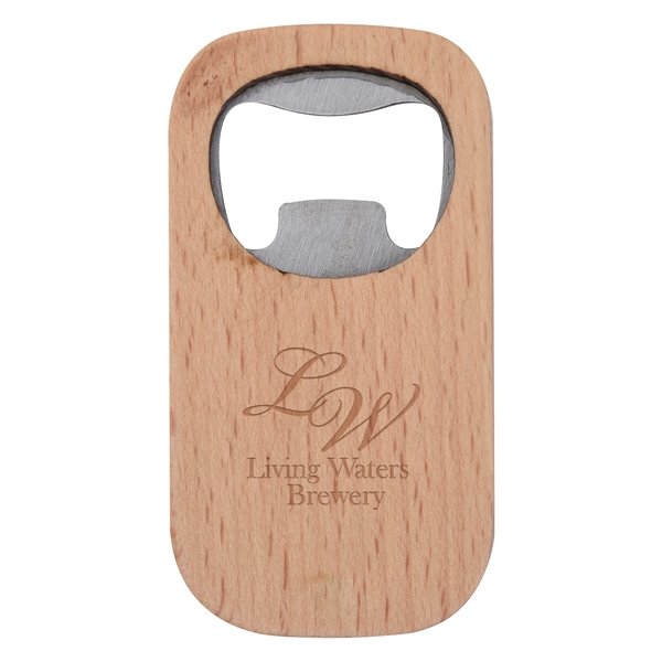 Bamboo Bottle Opener - Bamboo Bottle Opener - Image 2 of 4