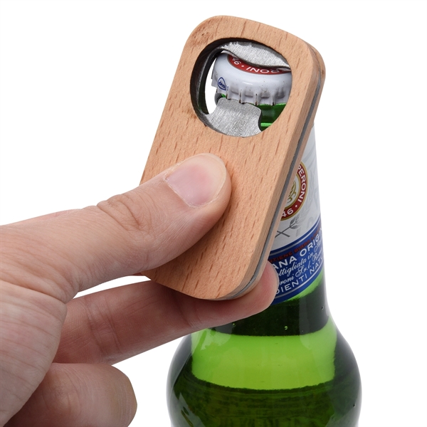 Bamboo Bottle Opener - Bamboo Bottle Opener - Image 3 of 4