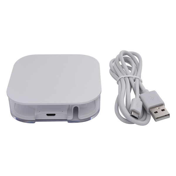 Power House Wireless Charging Pad With Cord Wrap - Power House Wireless Charging Pad With Cord Wrap - Image 1 of 7