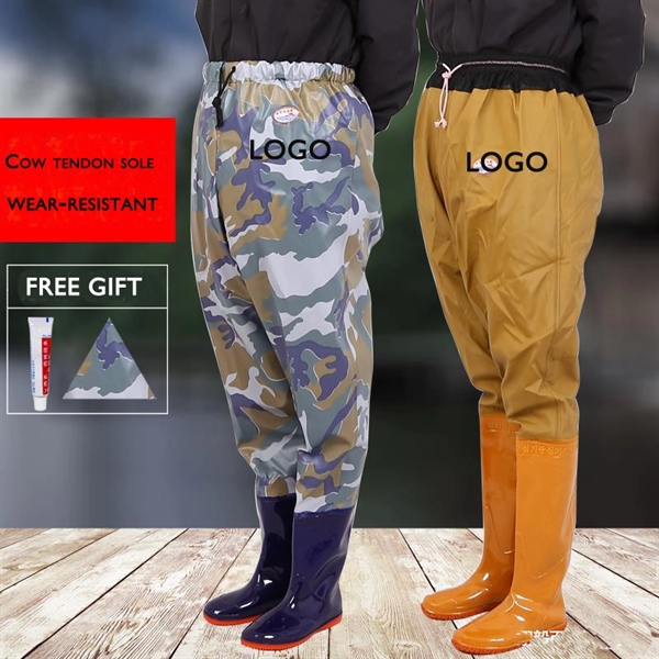 Wader Pants With Boots - Wader Pants With Boots - Image 1 of 6