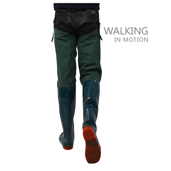 Wader Pants With Boots - Wader Pants With Boots - Image 2 of 6