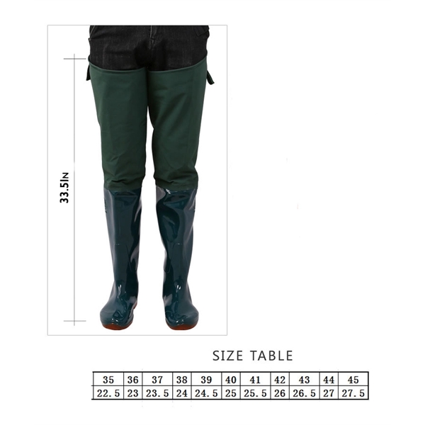 Wader Pants With Boots - Wader Pants With Boots - Image 3 of 6