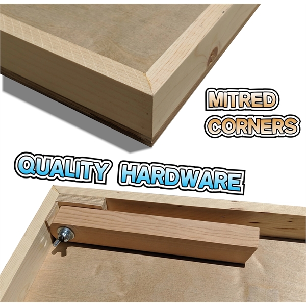Wood Cornhole Boards (48" x 24") - Custom - Wood Cornhole Boards (48" x 24") - Custom - Image 3 of 7