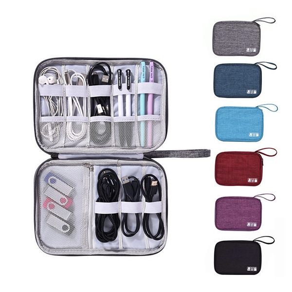 Travel Portable Electronics Accessories Organizer Bag - Travel Portable Electronics Accessories Organizer Bag - Image 0 of 1