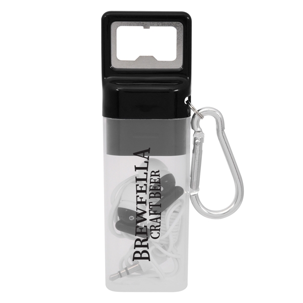 Ensemble Earbuds Set With Bottle Opener - Ensemble Earbuds Set With Bottle Opener - Image 0 of 12