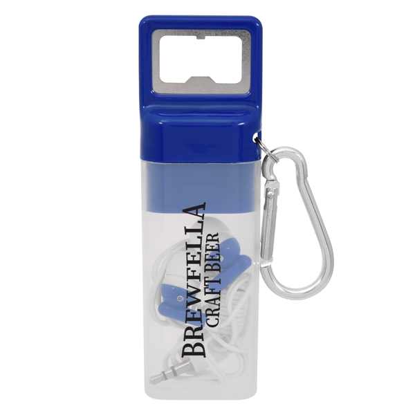 Ensemble Earbuds Set With Bottle Opener - Ensemble Earbuds Set With Bottle Opener - Image 1 of 12