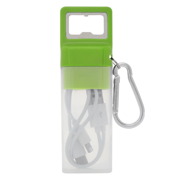 3-In-1 Ensemble Charging Cable Set With Bottle Opener - 3-In-1 Ensemble Charging Cable Set With Bottle Opener - Image 10 of 16