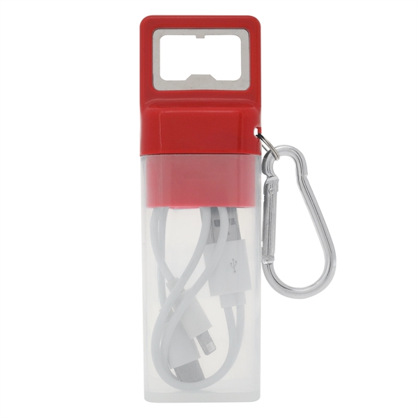 3-In-1 Ensemble Charging Cable Set With Bottle Opener - 3-In-1 Ensemble Charging Cable Set With Bottle Opener - Image 13 of 16