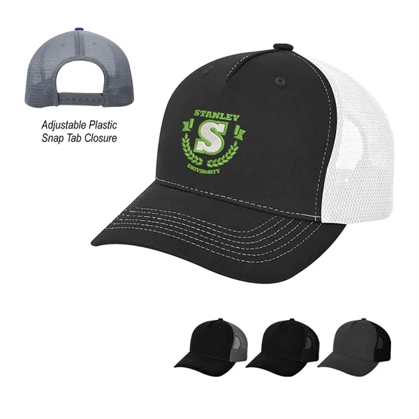 Infield 5-Panel Budget Mesh Back Cap - Infield 5-Panel Budget Mesh Back Cap - Image 0 of 12