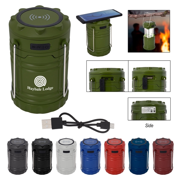 COB Pop-Up Lantern With Wireless Charger - COB Pop-Up Lantern With Wireless Charger - Image 0 of 25