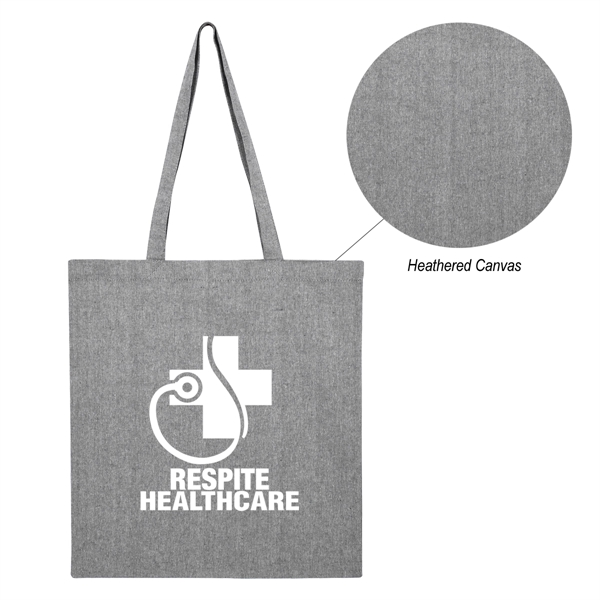 Harlow Heathered Tote Bag - Harlow Heathered Tote Bag - Image 1 of 12