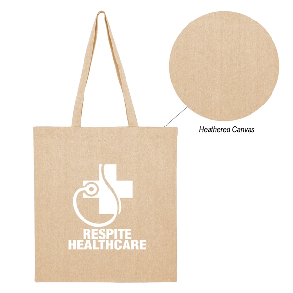 Harlow Heathered Tote Bag - Harlow Heathered Tote Bag - Image 2 of 12
