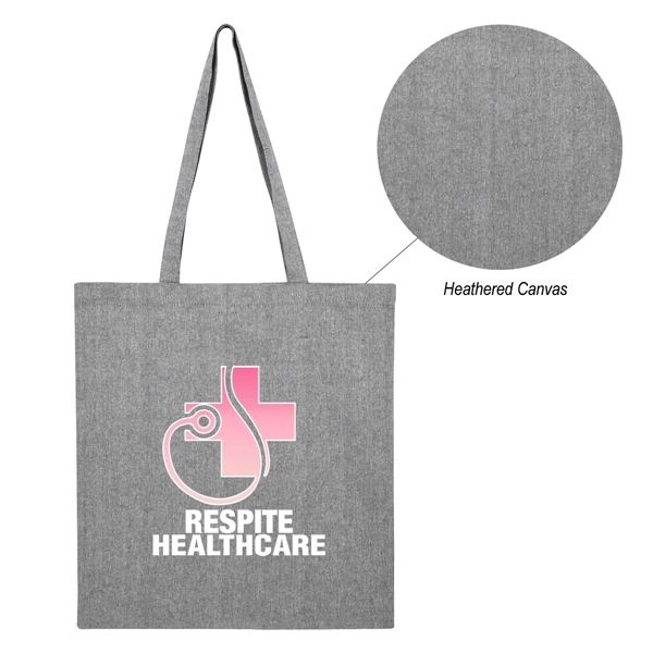 Harlow Heathered Tote Bag - Harlow Heathered Tote Bag - Image 5 of 12