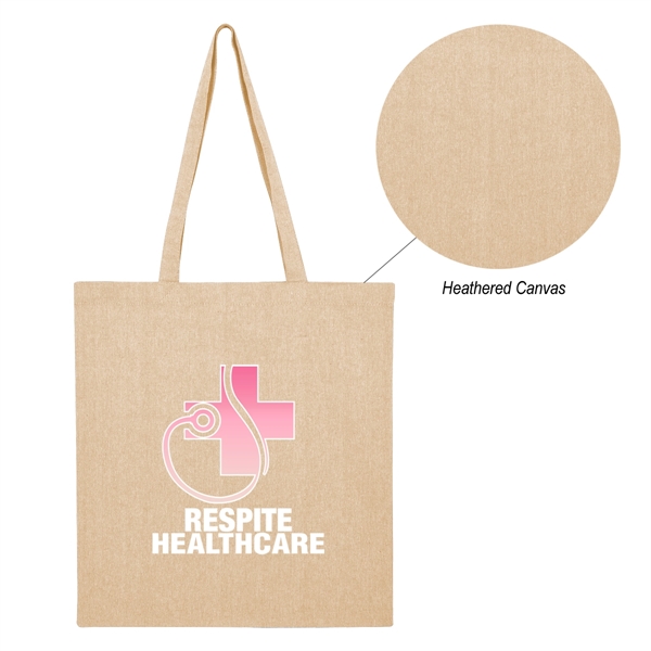 Harlow Heathered Tote Bag - Harlow Heathered Tote Bag - Image 7 of 12