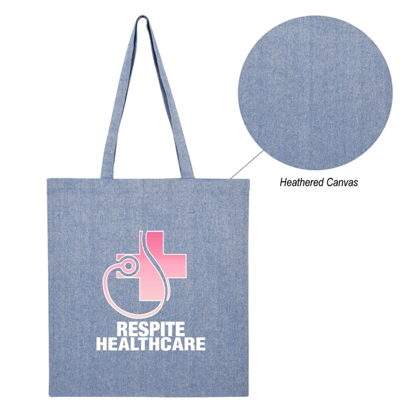 Harlow Heathered Tote Bag - Harlow Heathered Tote Bag - Image 8 of 12