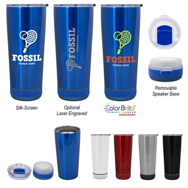 18 Oz. Stainless Steel Tune Tumbler With Speaker - 18 Oz. Stainless Steel Tune Tumbler With Speaker - Image 0 of 26