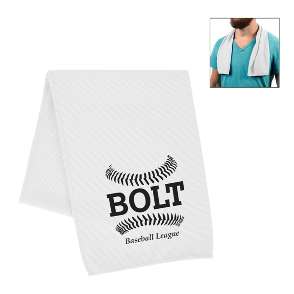 RPET Cooling Sport Towel - RPET Cooling Sport Towel - Image 12 of 21