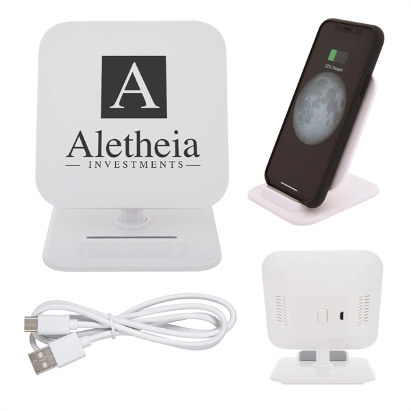 Wireless Charging Pad Phone Stand - Wireless Charging Pad Phone Stand - Image 1 of 5