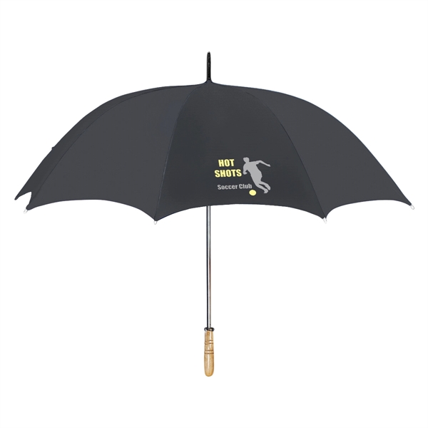 60" Arc Golf Umbrella With 100% RPET Canopy - 60" Arc Golf Umbrella With 100% RPET Canopy - Image 2 of 15