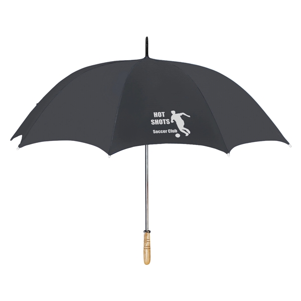 60" Arc Golf Umbrella With 100% RPET Canopy - 60" Arc Golf Umbrella With 100% RPET Canopy - Image 3 of 15