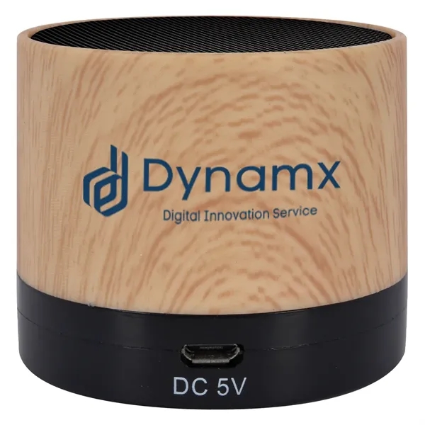 Allegro Wood Grain Wireless Speaker - Allegro Wood Grain Wireless Speaker - Image 2 of 4