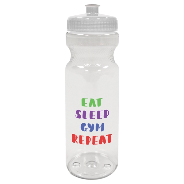 28 Oz. Poly-Clear Fitness Bottle - 28 Oz. Poly-Clear Fitness Bottle - Image 6 of 18