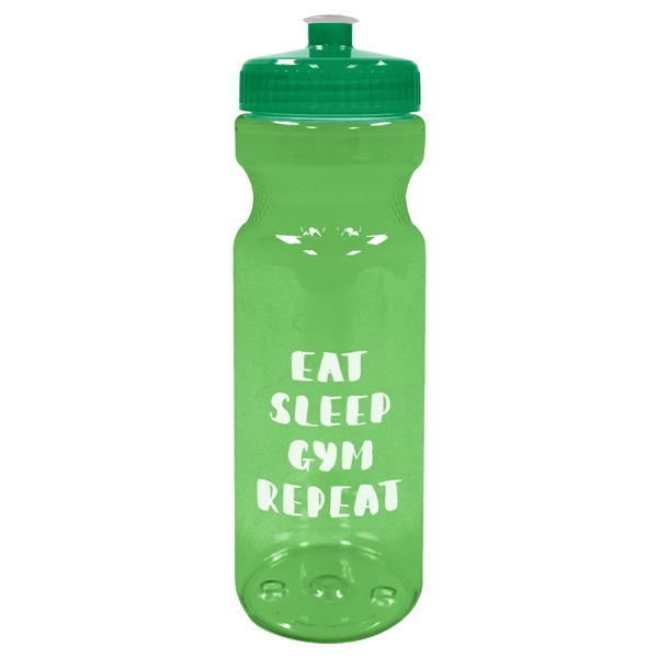 28 Oz. Poly-Clear Fitness Bottle - 28 Oz. Poly-Clear Fitness Bottle - Image 9 of 18