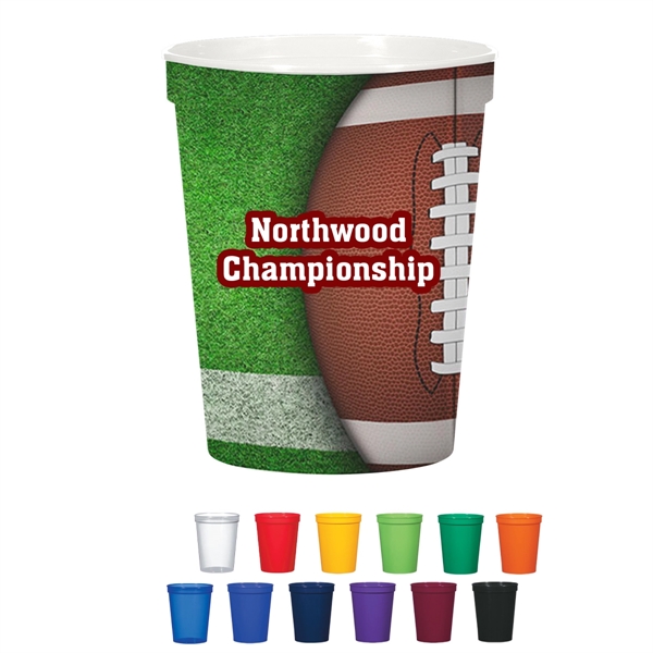 16 Oz. Full Color Big Game Stadium Cup - 16 Oz. Full Color Big Game Stadium Cup - Image 0 of 26