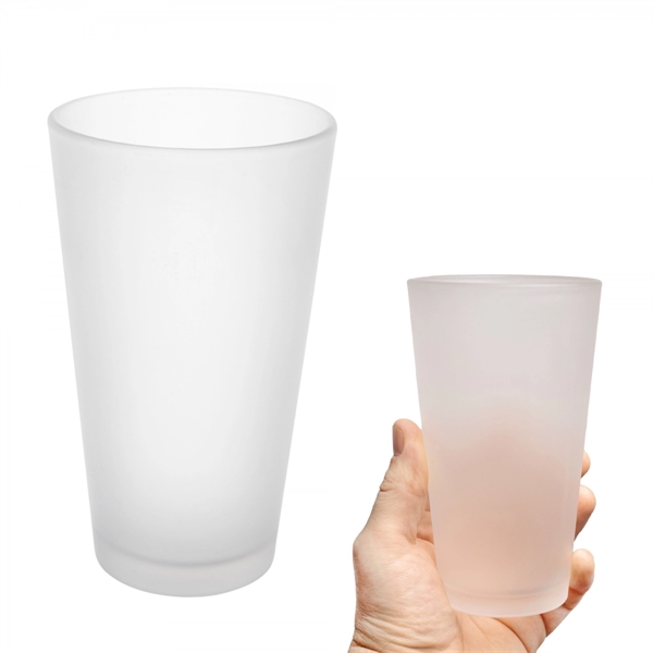 16 Oz. Frosted Pint Glass - 16 Oz. Frosted Pint Glass - Image 1 of 2