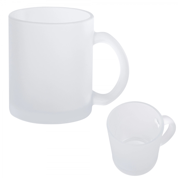 11 Oz. Frosted Glass Mug - 11 Oz. Frosted Glass Mug - Image 1 of 2