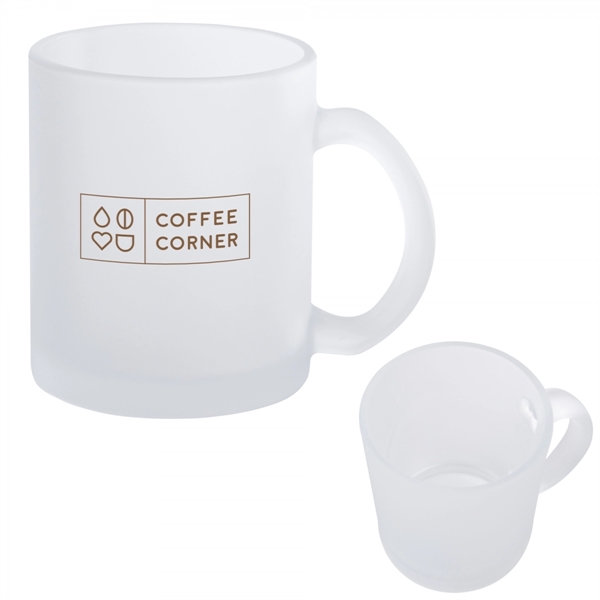 11 Oz. Frosted Glass Mug - 11 Oz. Frosted Glass Mug - Image 2 of 2