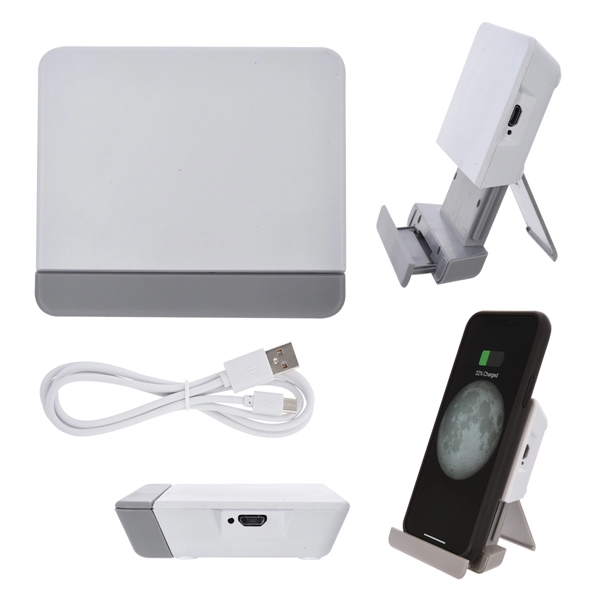 Compact Wireless Charging Pad & Stand - Compact Wireless Charging Pad & Stand - Image 1 of 4