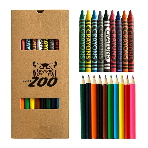 19 Piece Crayon And Pencil Set - 19 Piece Crayon And Pencil Set - Image 3 of 3