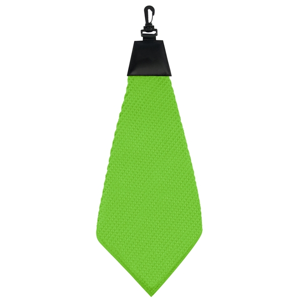 Grip Dry Waffle Golf Towel - Grip Dry Waffle Golf Towel - Image 3 of 10