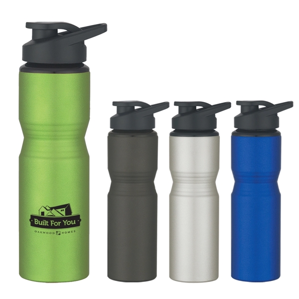 28 Oz. Aluminum Sports Bottle - 28 Oz. Aluminum Sports Bottle - Image 0 of 8