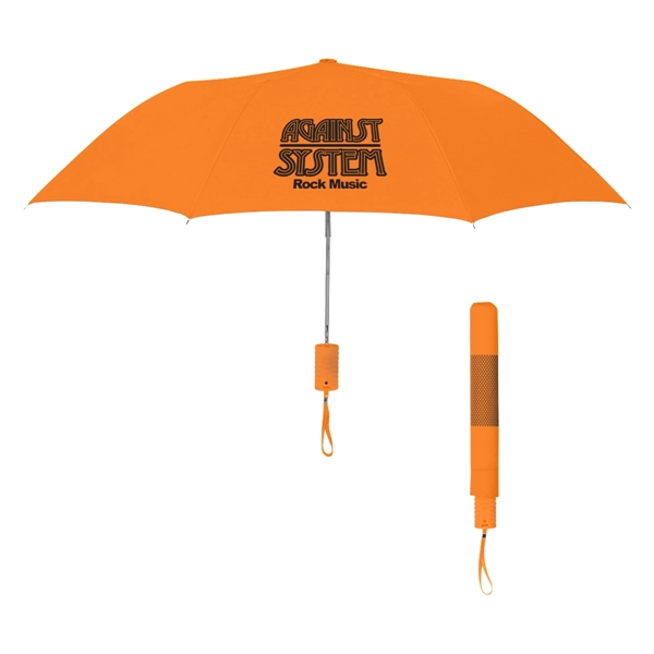 42" Arc Neon Telescopic Folding Umbrella - 42" Arc Neon Telescopic Folding Umbrella - Image 2 of 12
