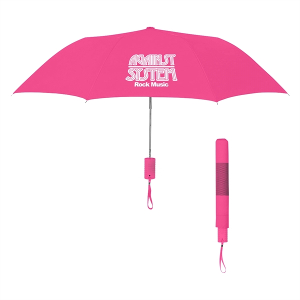 42" Arc Neon Telescopic Folding Umbrella - 42" Arc Neon Telescopic Folding Umbrella - Image 3 of 12