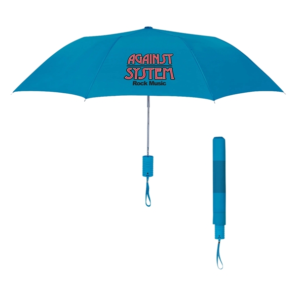 42" Arc Neon Telescopic Folding Umbrella - 42" Arc Neon Telescopic Folding Umbrella - Image 5 of 12