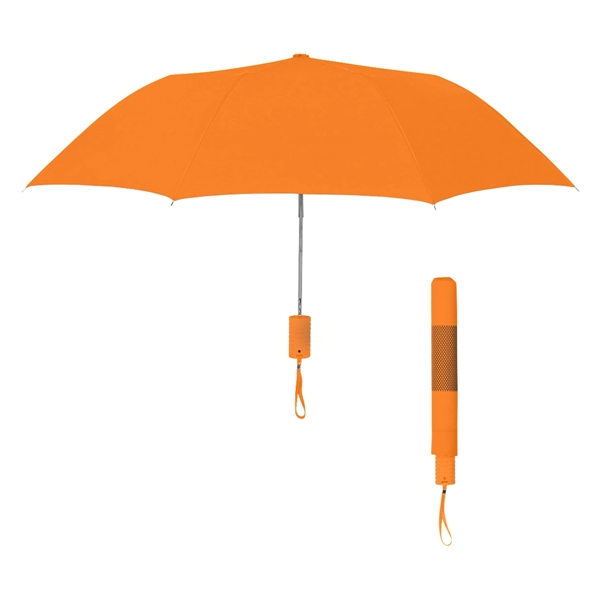 42" Arc Neon Telescopic Folding Umbrella - 42" Arc Neon Telescopic Folding Umbrella - Image 10 of 12