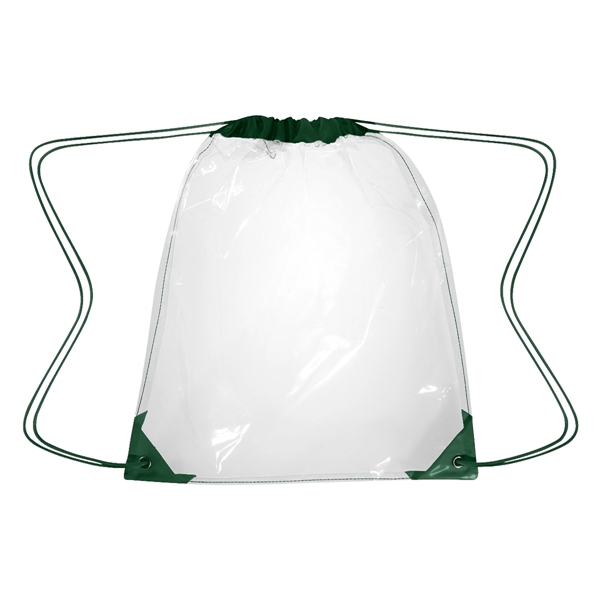 Clear Drawstring Backpack - Clear Drawstring Backpack - Image 7 of 11