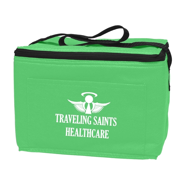 Non-Woven Six Pack Cooler Bag - Non-Woven Six Pack Cooler Bag - Image 3 of 17