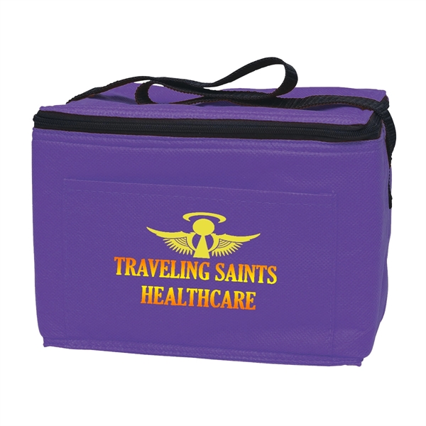 Non-Woven Six Pack Cooler Bag - Non-Woven Six Pack Cooler Bag - Image 10 of 17